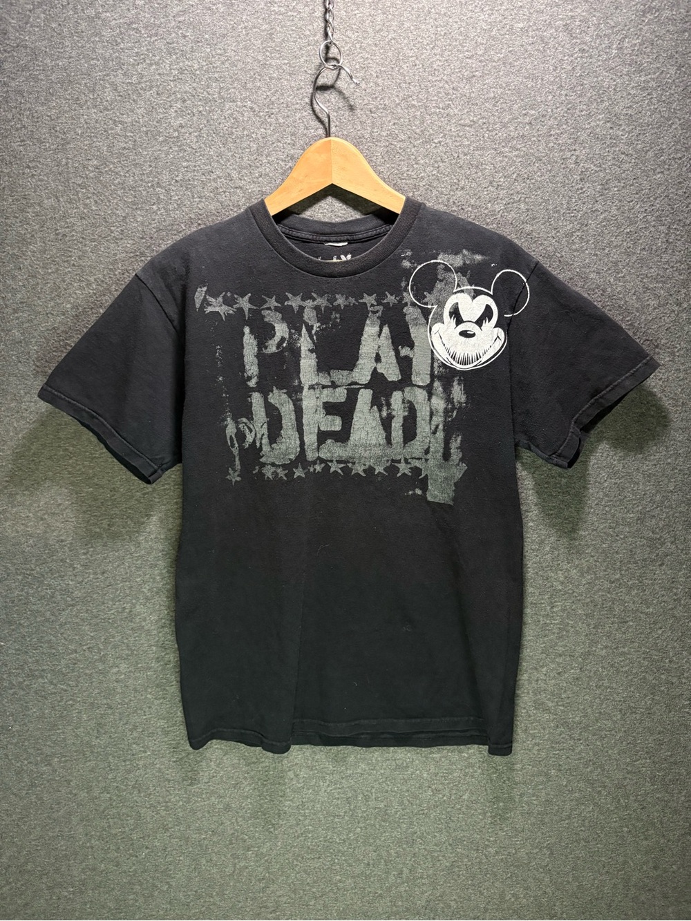 Y2K Play Dead Evil Mickey Mouse Tee - Small